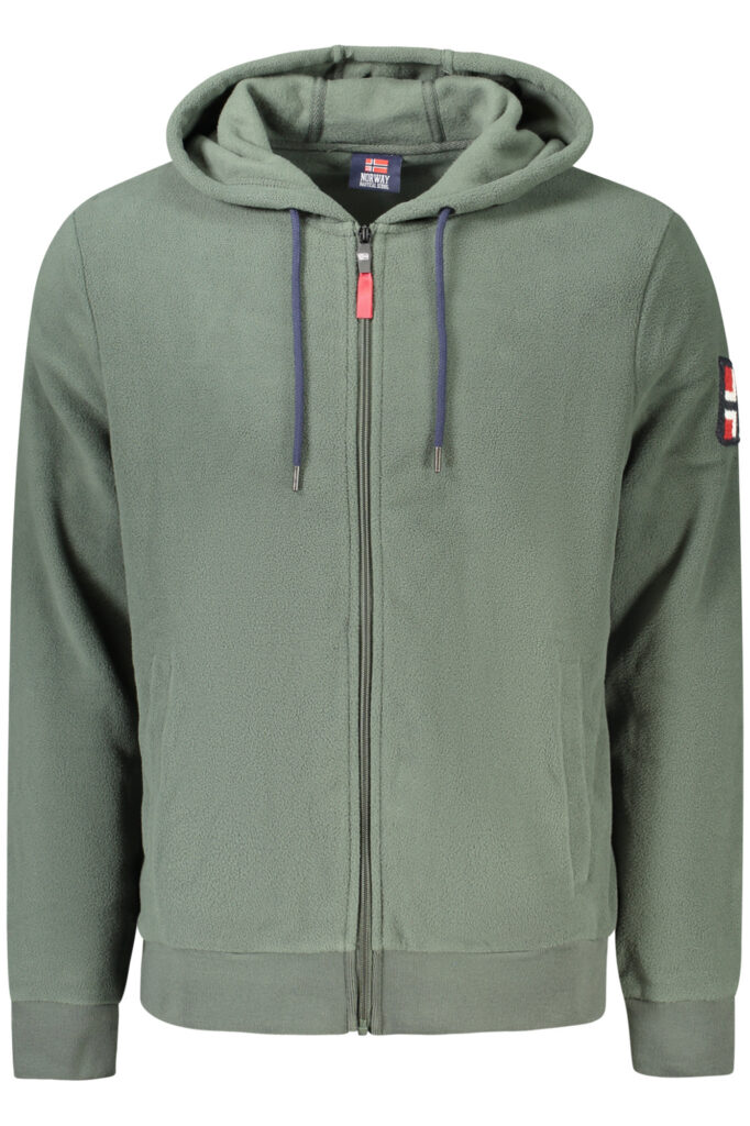 NORWEGEN 1963 HERREN GRÜNES SWEATSHIRT MIT REISSVERSCHLUSS 849531_VEARMY