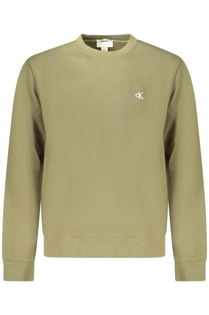 CALVIN KLEIN Herren-Sweatshirt mit Reißverschluss, Grün LV04RG275G_VELI1