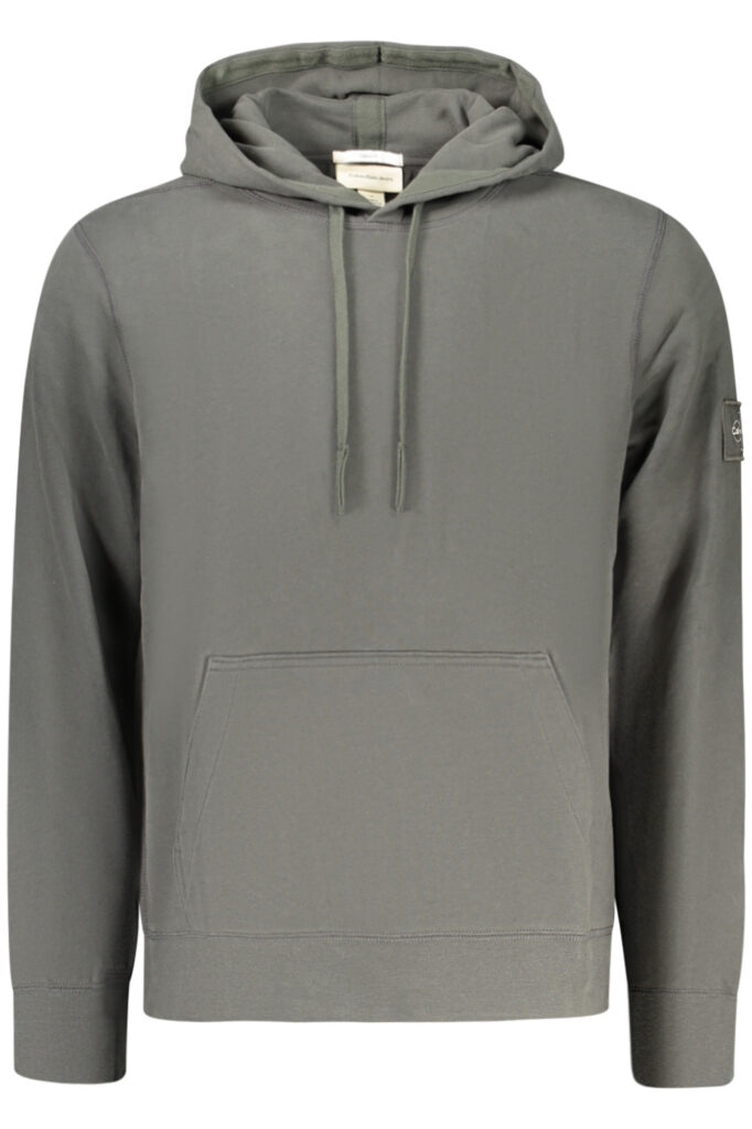 CALVIN KLEIN Herren-Sweatshirt mit Reißverschluss, Grün LV04RJ201G_VE8MN