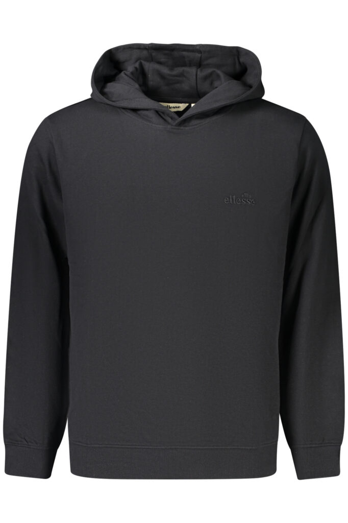 ELLESSE Herren-Sweatshirt mit Reißverschluss, schwarz