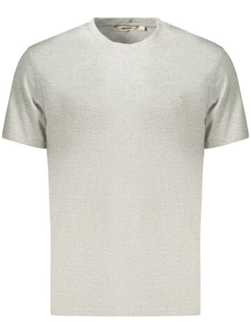 ELLESSE Herren-T-Shirt mit kurzen Ärmeln, Grau