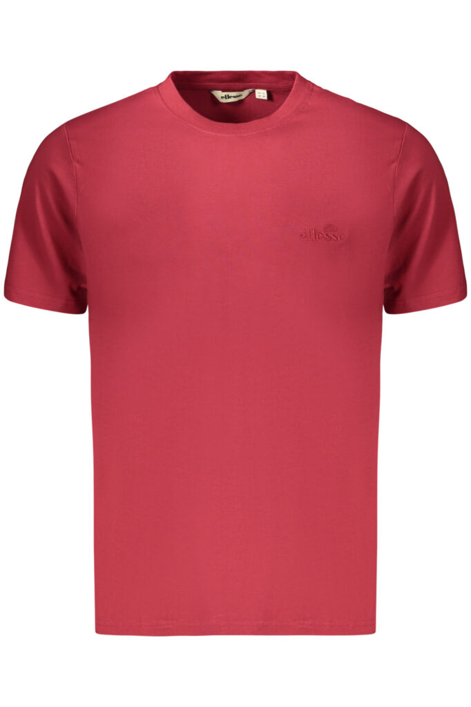 ELLESSE Herren-T-Shirt mit kurzen Ärmeln, Rot