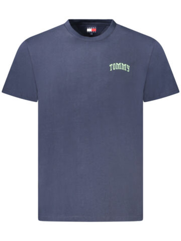 TOMMY HILFIGER HERREN-T-SHIRT MIT KURZEN ÄRMELN, BLAU DM0DM23558_BLC1G