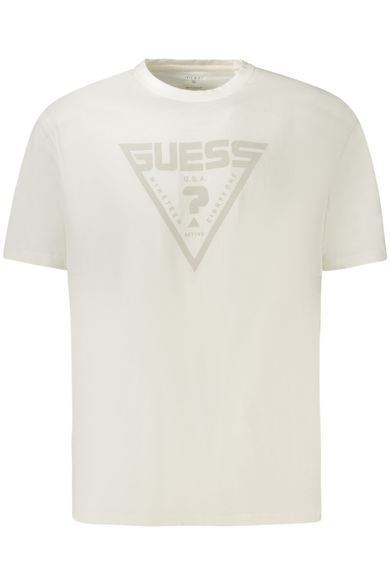 GUESS JEANS PÁNSKÉ TRIČKO S KRÁTKÝM RUKÁVEM BÍLÉ Z4BI02I3Z14_BIG018