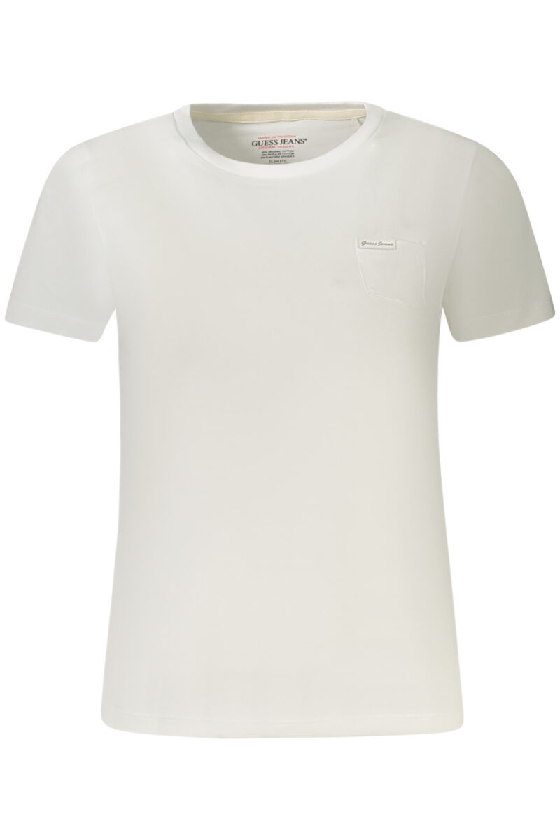 GUESS JEANS DÁMSKÉ TRIČKO S KRÁTKÝM RUKÁVEM BÍLÉ W5RI52J1314_BIG011