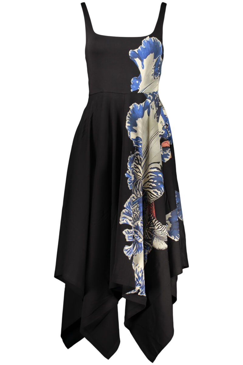 DESIGUAL DÁMSKÉ DLOUHÉ ČERNÉ ŠATY 26SWVK44_NE2000