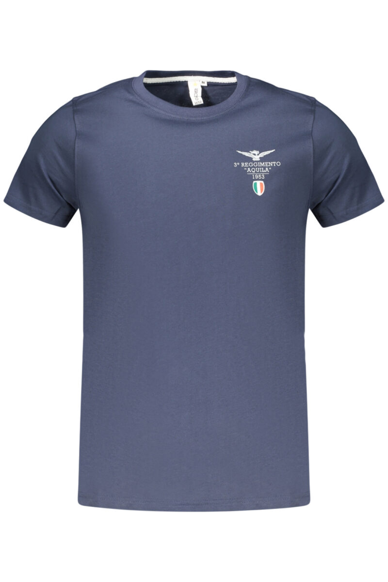 ACCADEMIA MILITARE PÁNSKÉ TRIČKO S KRÁTKÝM RUKÁVEM, MODRÉ S6S6815586_BL044