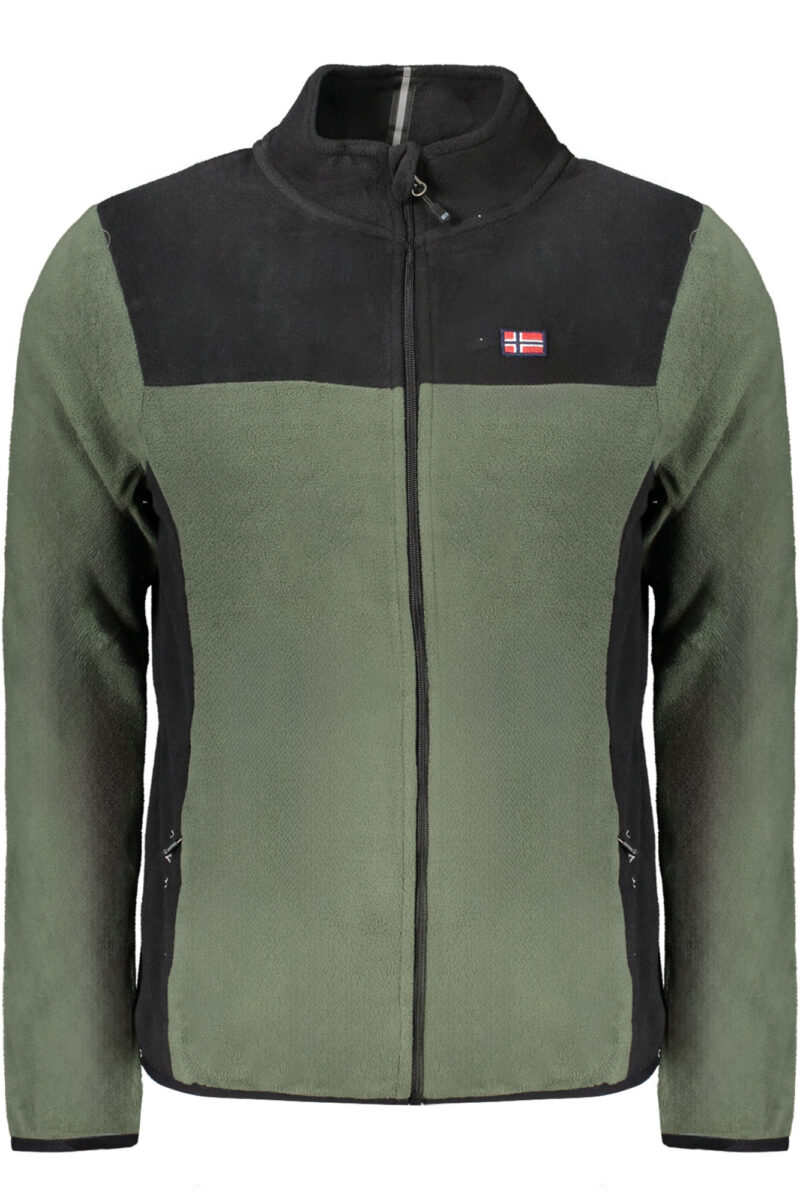 NORWEGEN 1963 GRÜNES REISSVERSCHLUSS-SWEATSHIRT FÜR HERREN 849543_VEARMY