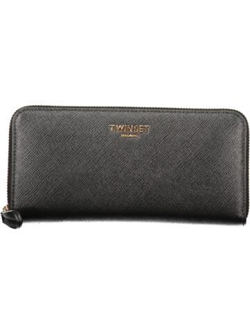 TWINSET WOMEN'S BLACK WALLET 262TH7015_NE00006