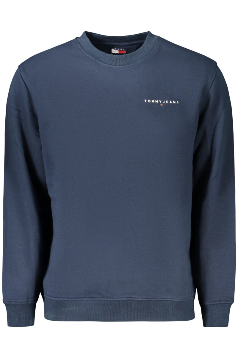 TOMMY HILFIGER MEN'S BLUE ZIP-UP SWEATSHIRT DM0DM23607_BLC1G