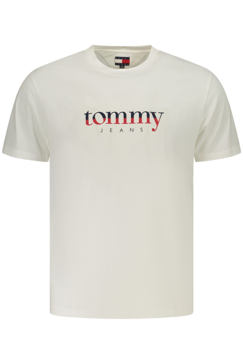 TOMMY HILFIGER HERREN-T-SHIRT MIT KURZEN ÄRMELN, WEISS DM0DM21978_BIYBL