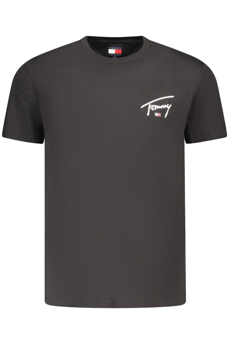 TOMMY HILFIGER HERREN-T-SHIRT MIT KURZEN ÄRMELN, SCHWARZ DM0DM21978_NEBDS