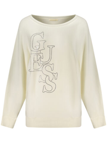 GUESS JEANS WOMEN'S WHITE SWEATER W6BR51Z1452_BIG012