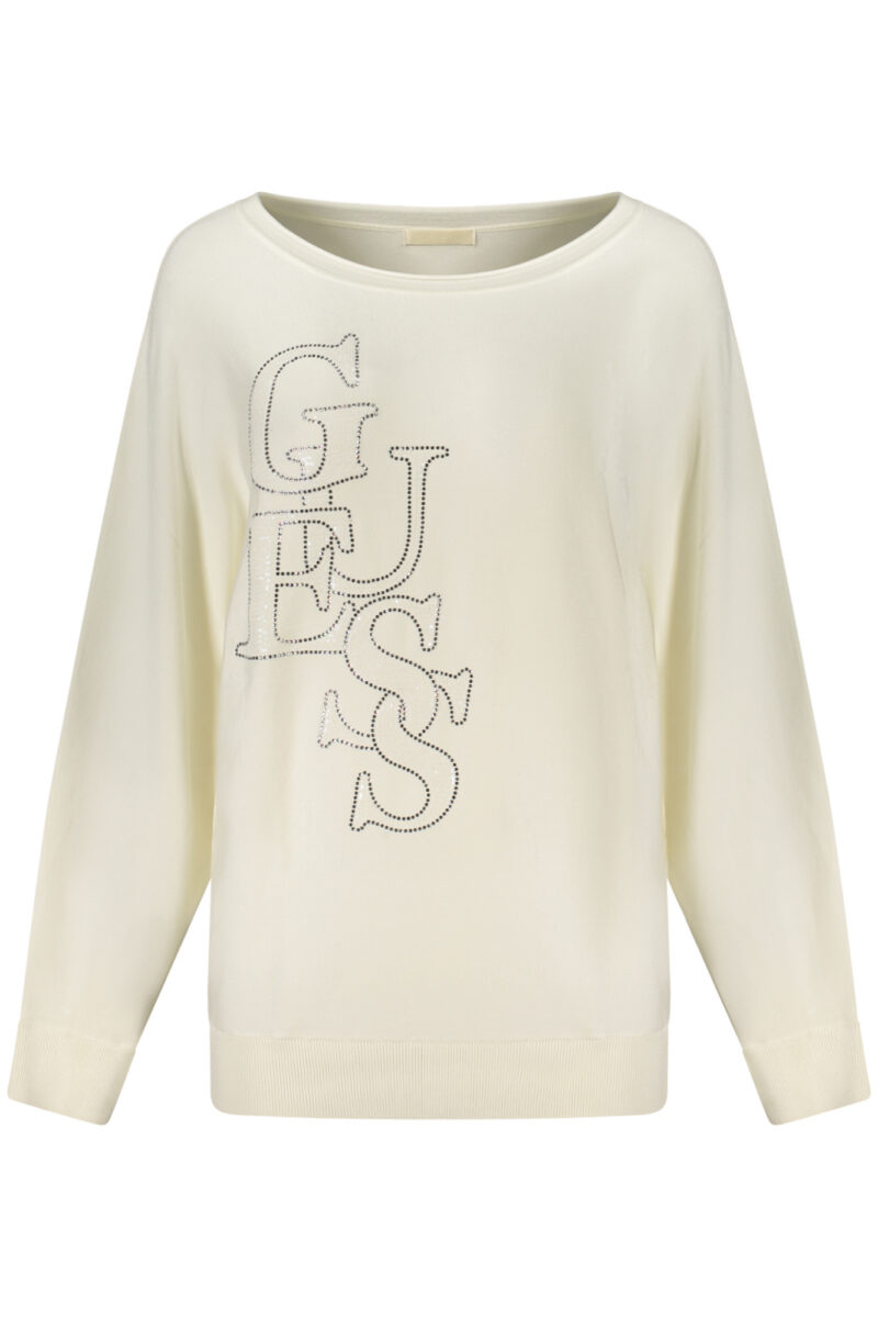 GUESS JEANS WOMEN'S WHITE SWEATER W6BR51Z1452_BIG012