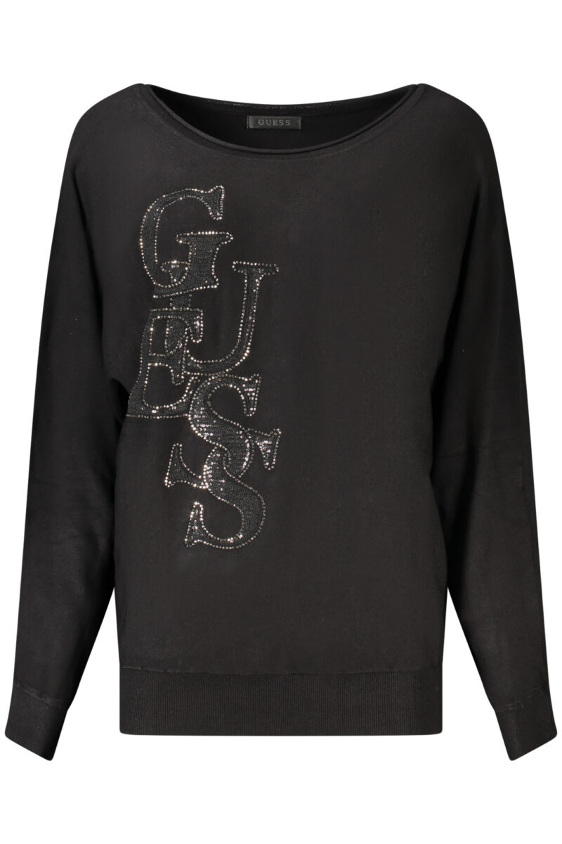 GUESS JEANS WOMEN'S BLACK SWEATER W6BR51Z1452_NEJBLK