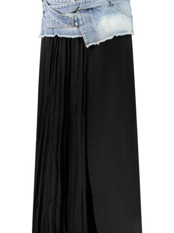 DESIGUAL DAMEN LANGER ROCK SCHWARZ 26WWFD01_NE5053
