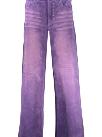 DESIGUAL WOMEN'S DENIM JEANS PURPLE 26WWPW19_VI3011