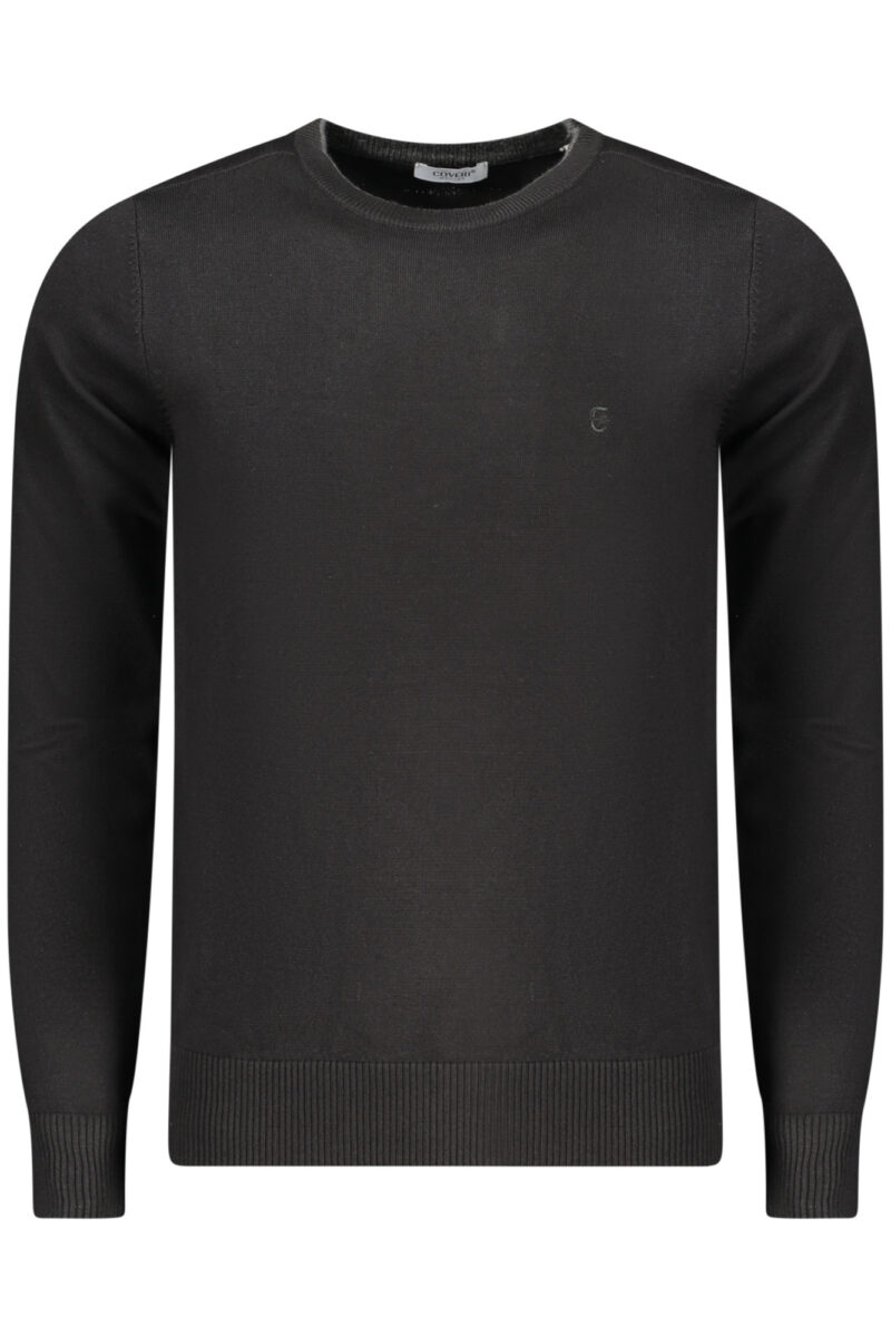 COVERI MOVING MEN'S BLACK SHIRT TR2161_NENERO