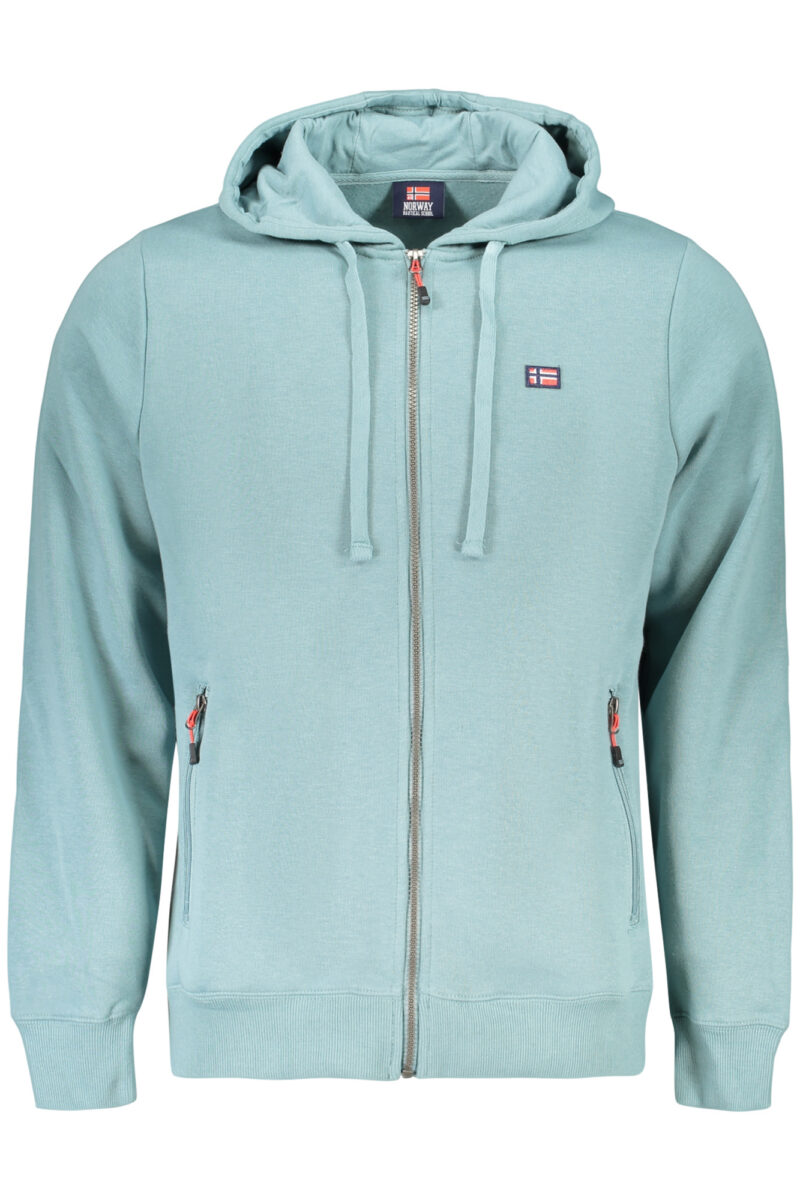 NORWAY 1963 MEN'S GREEN ZIP-UP SWEATSHIRT 869520_VEARMY