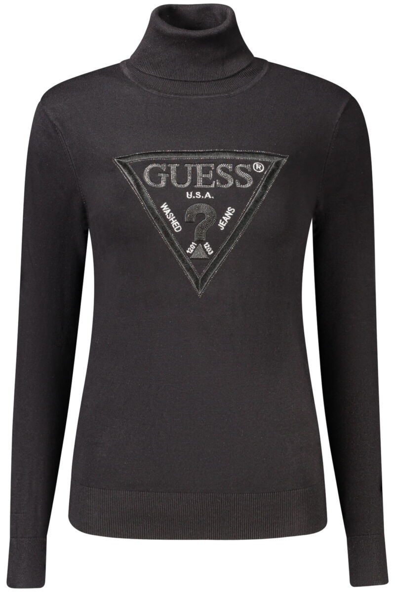 GUESS JEANS WOMEN'S BLACK SWEATER W6BR54Z1455_NEJBLK