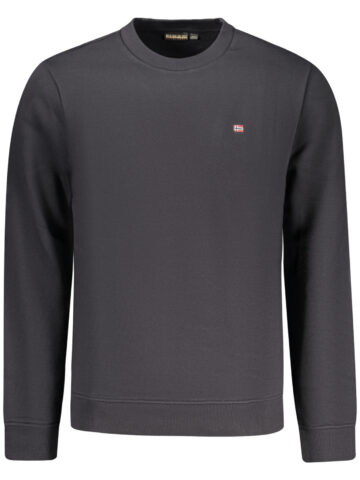 NAPAPIJRI MEN'S BLACK ZIP-UP SWEATSHIRT NP0A88TOBSMALLBOXHZ_NE941
