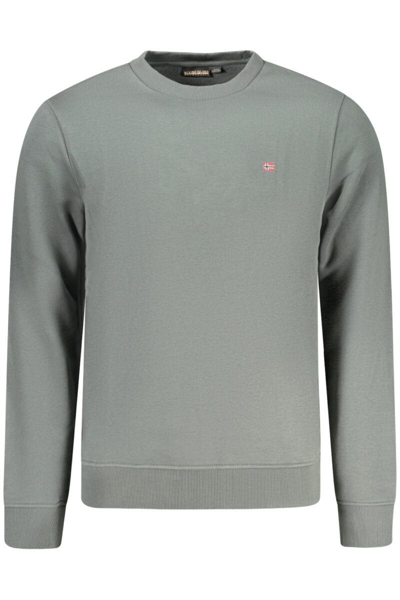 NAPAPIJRI MEN'S ZIP-UP SWEATSHIRT, GREEN NP0A88TOBSMALLBOXHZ_VEG4C