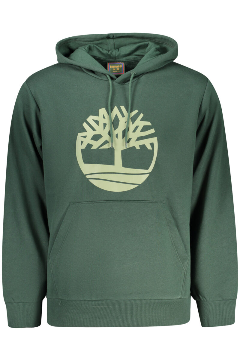 TIMBERLAND PÁNSKÁ MIKINA BEZ ZIPU ZELENÁ TBC0YH9T_VEEA1