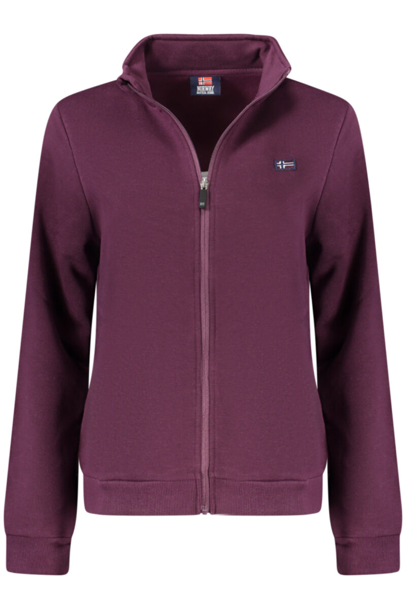 NORWAY 1963 WOMEN'S PURPLE ZIP-UP SWEATSHIRT 859001_VIGRAPE