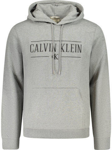 CALVIN KLEIN MEN'S GRAY ZIP-UP SWEATSHIRT LV04RH238G_GRP7E
