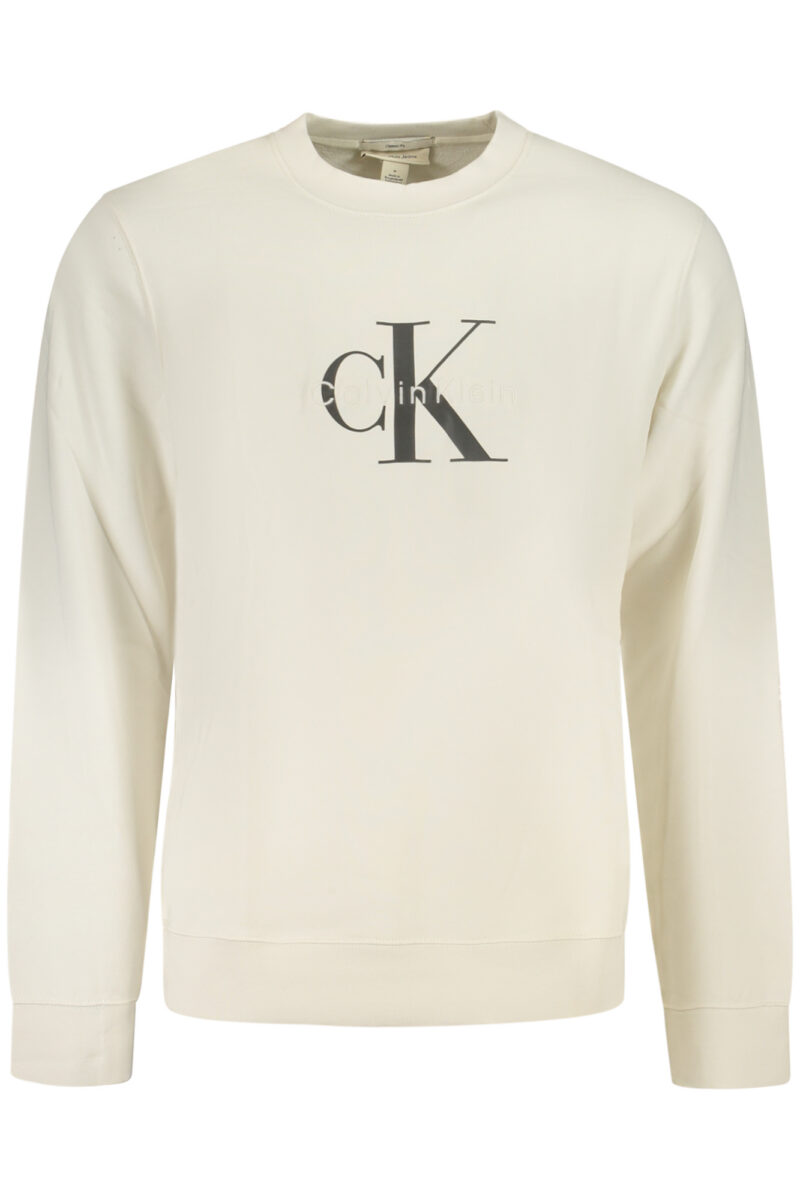 CALVIN KLEIN MEN'S ZIP-UP SWEATSHIRT WHITE LV04RG269G_BIYAF