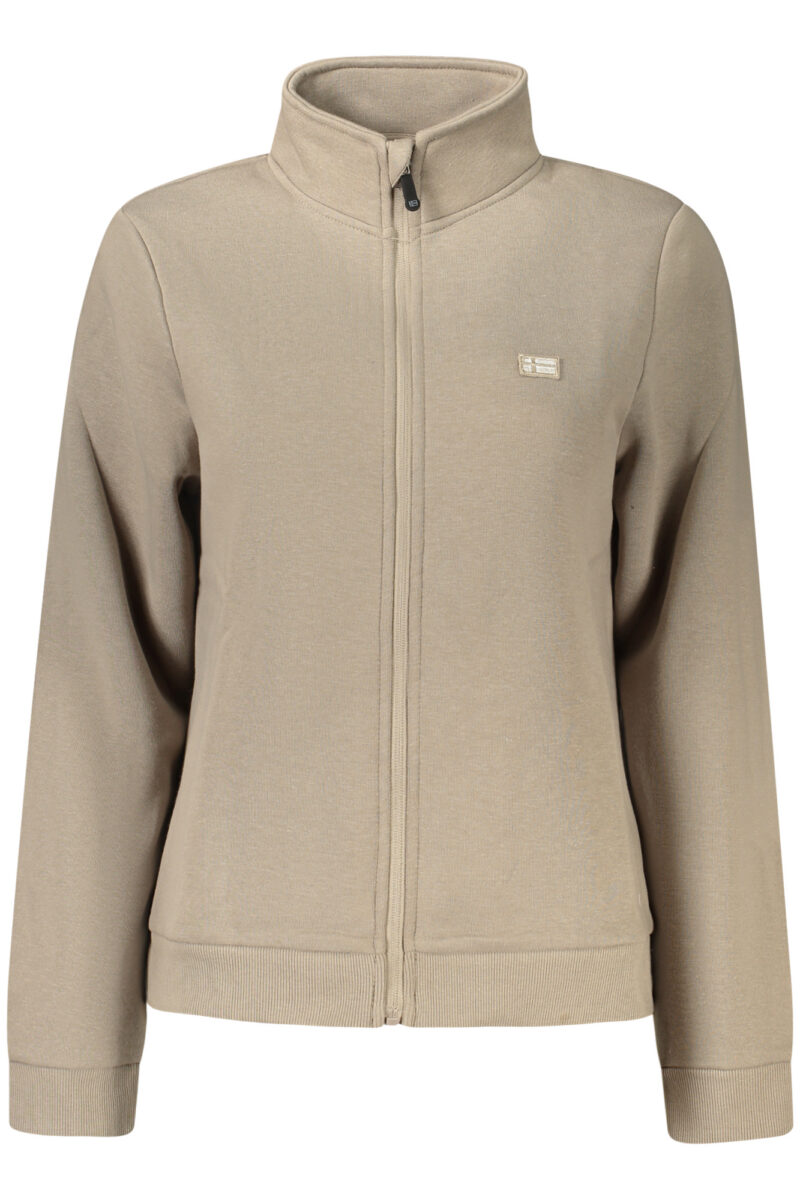 NORWAY 1963 WOMEN'S BEIGE ZIP-UP SWEATSHIRT 859001_BEKHAKI