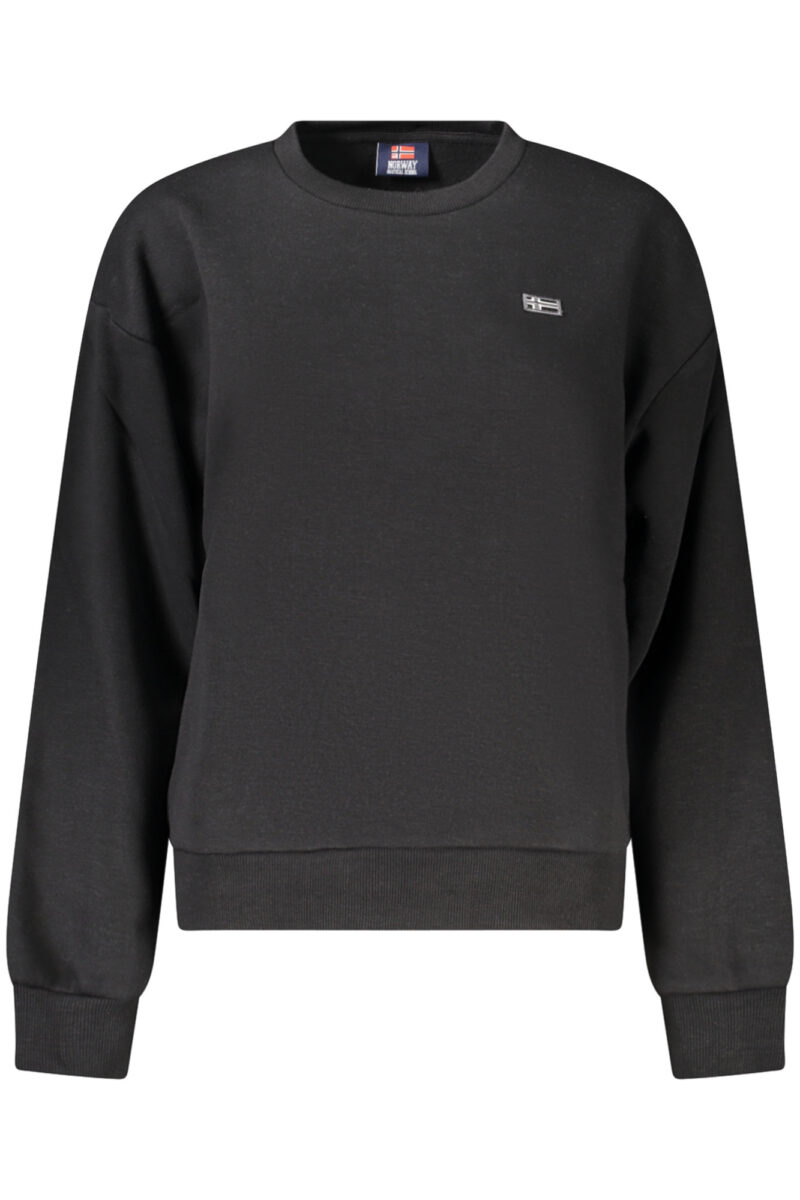 NORWAY 1963 WOMEN'S BLACK ZIP-UP SWEATSHIRT