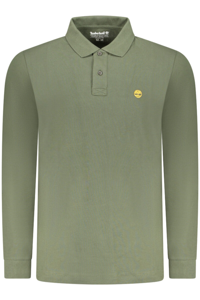 TIMBERLAND PÁNSKÉ POLO S DLOUHÝM RUKÁVEM, ZELENÉ TBC0YHDG_VEU31