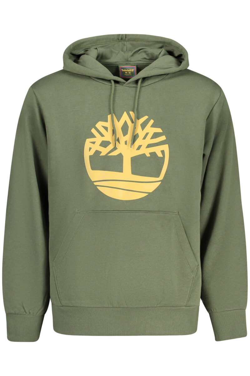 TIMBERLAND PÁNSKÁ MIKINA BEZ ZIPU ZELENÁ TBC0YH9T_VEU31