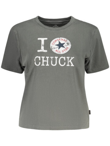 CONVERSE WOMEN'S SHORT-SLEEVE T-SHIRT GREY
