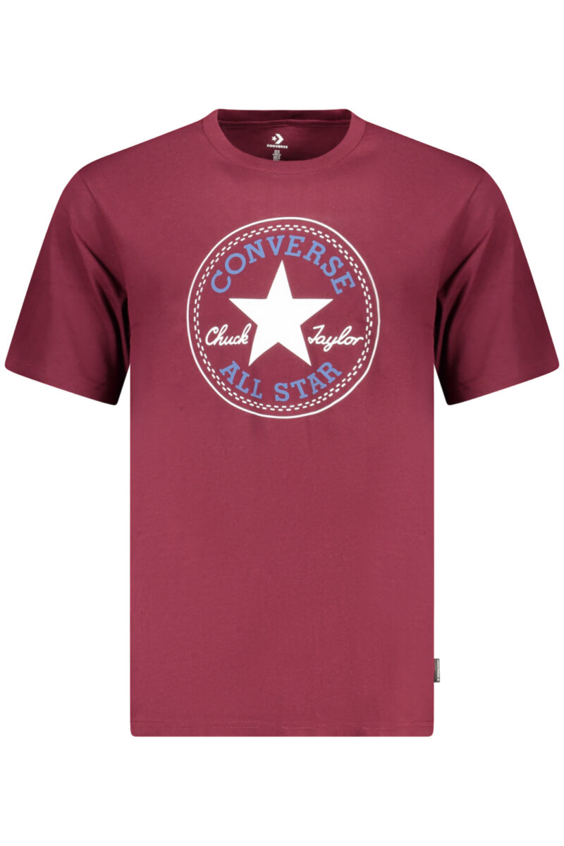 Converse Men's Red Short-Sleeved T-Shirt CVM5T459_RO601MJR