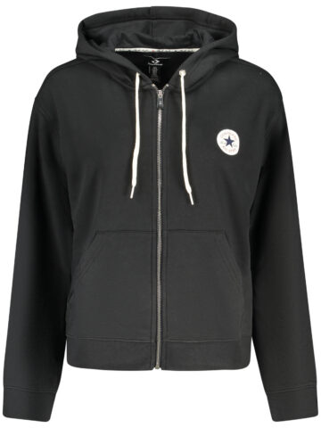 Converse Women's Zip-Up Hoodie Black