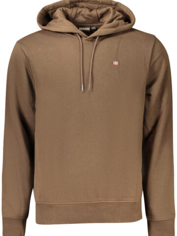 NAPAPIJRI MEN'S BROWN ZIP-UP SWEATSHIRT NP0A8A61BALISHWINT_MAWT3