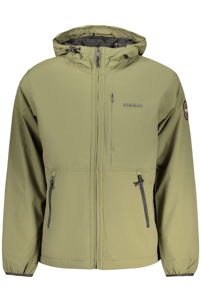 NAPAPIJRI MEN'S GREEN JACKET NP0A8928ATUNDRAWINT1_VEG1F