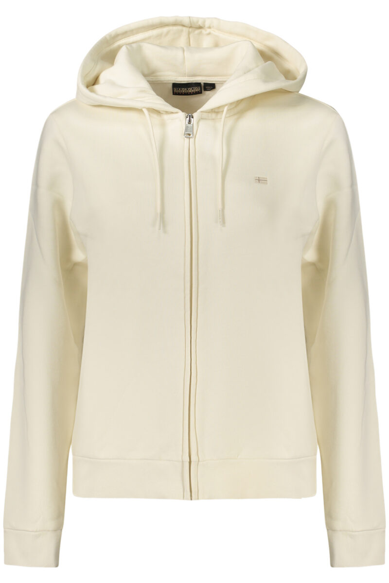 NAPAPIJRI WOMEN'S ZIP-UP SWEATSHIRT WHITE