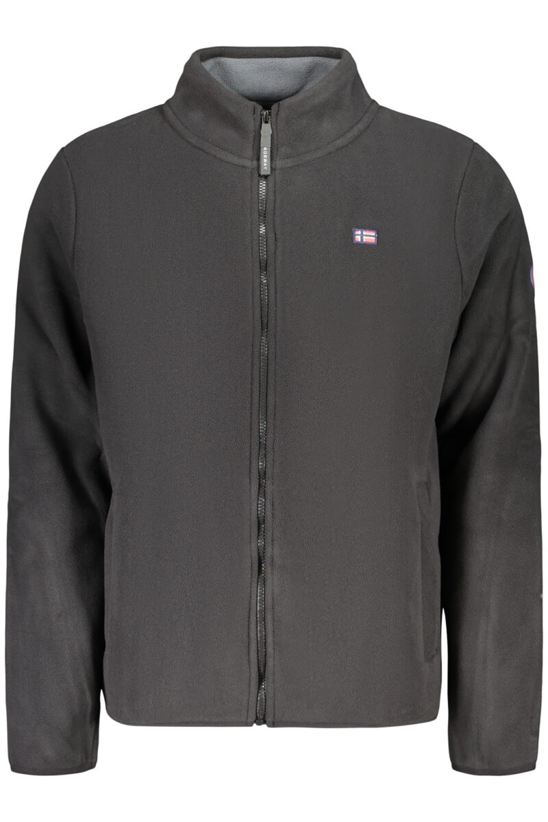 NORWAY 1963 MEN'S BLACK ZIP-UP SWEATSHIRT 869520_NEBLACK
