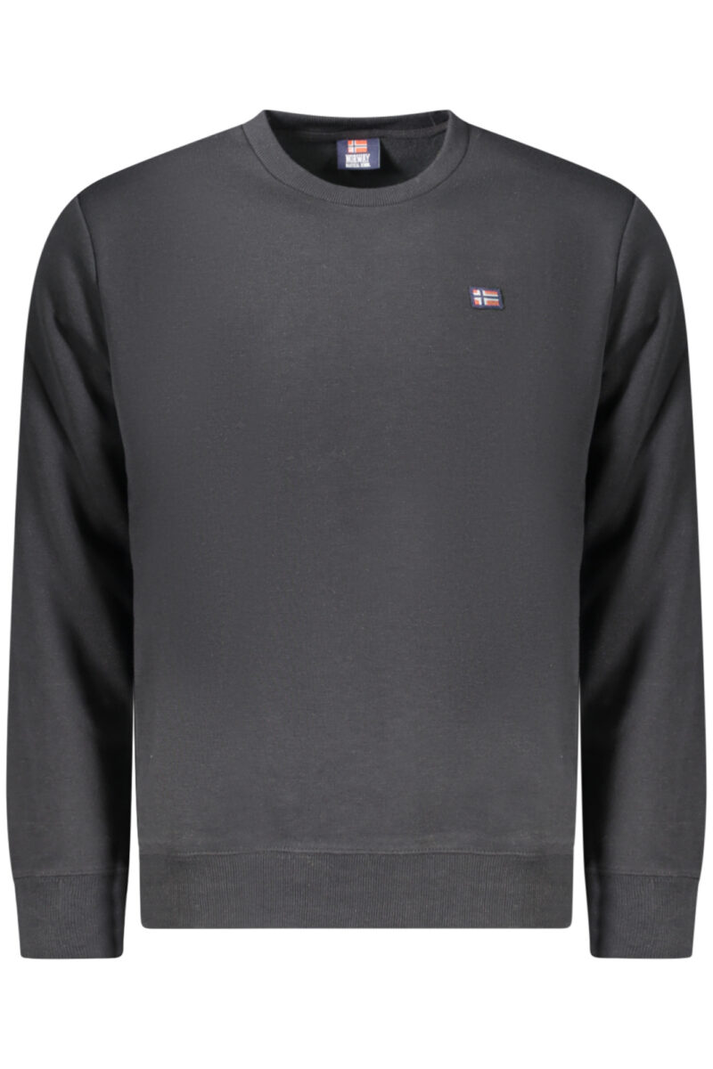 NORWAY 1963 MEN'S BLACK ZIP-UP SWEATSHIRT 859453_NEBLACK