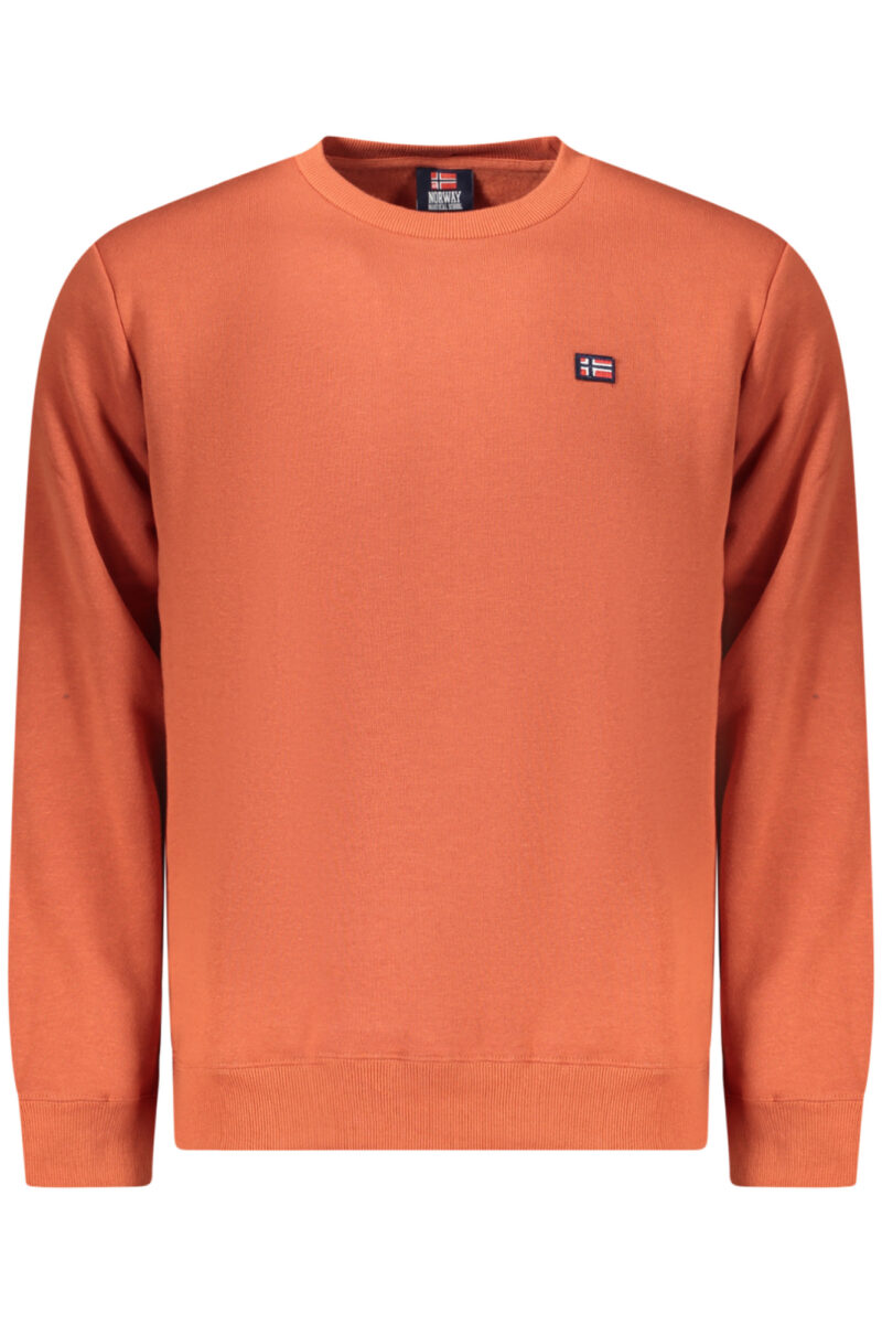NORWAY 1963 MEN'S ORANGE ZIP-UP SWEATSHIRT 859453_ARRUSTY