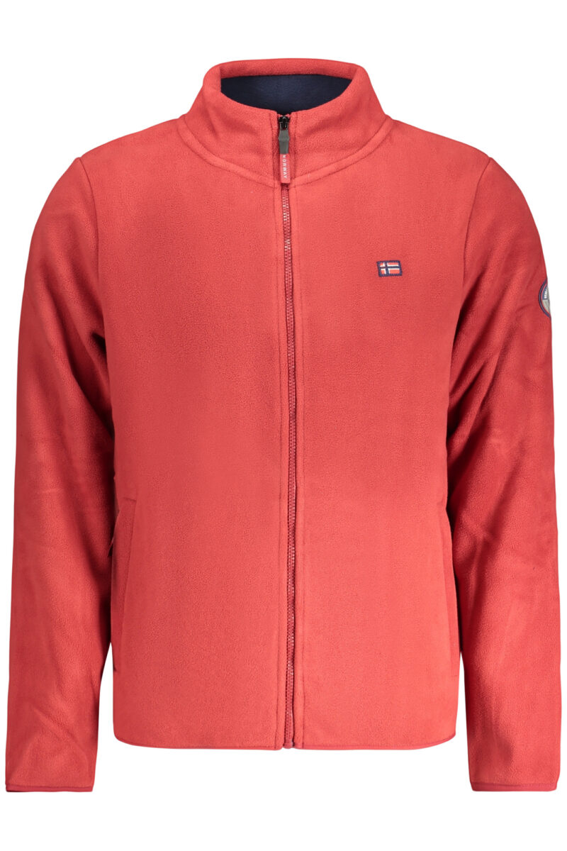 NORWAY 1963 MEN'S RED ZIP-UP SWEATSHIRT 869520_RORED