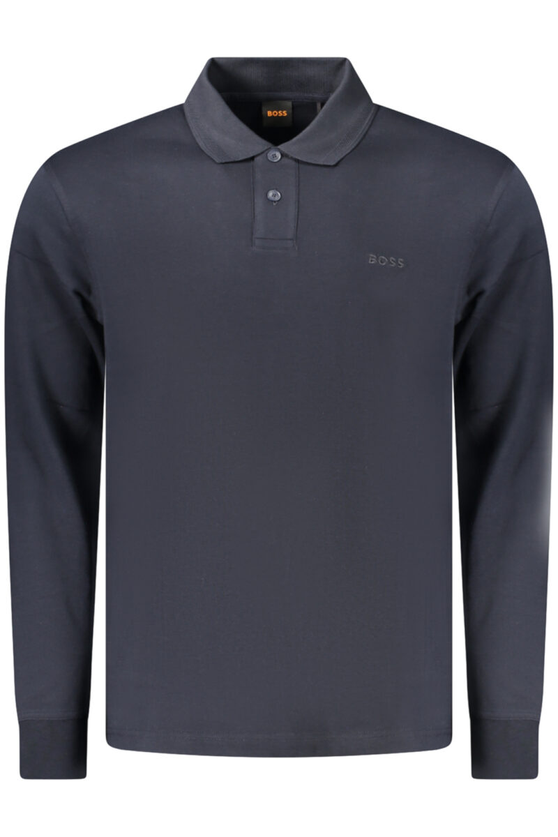 BOSS 50527525PE INTERLOCK LONG SLEEVE POLO BL404