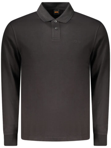 BOSS 50527525PE INTERLOCK LONG SLEEVE POLO NE001 50527525PEINTERLOCKLONG_NE001
