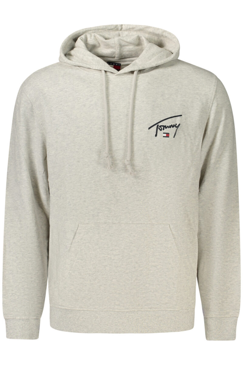 TOMMY HILFIGER MEN'S GRAY ZIP-UP SWEATSHIRT DM0DM23606_GRP08