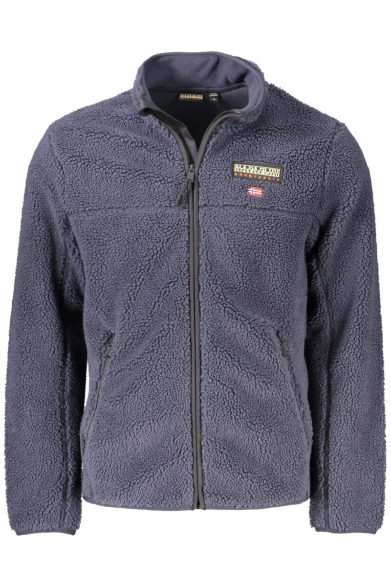 NAPAPIJRI MEN'S BLUE ZIP-UP SWEATSHIRT NP0A4IA9TTYNIKFZ_BL176