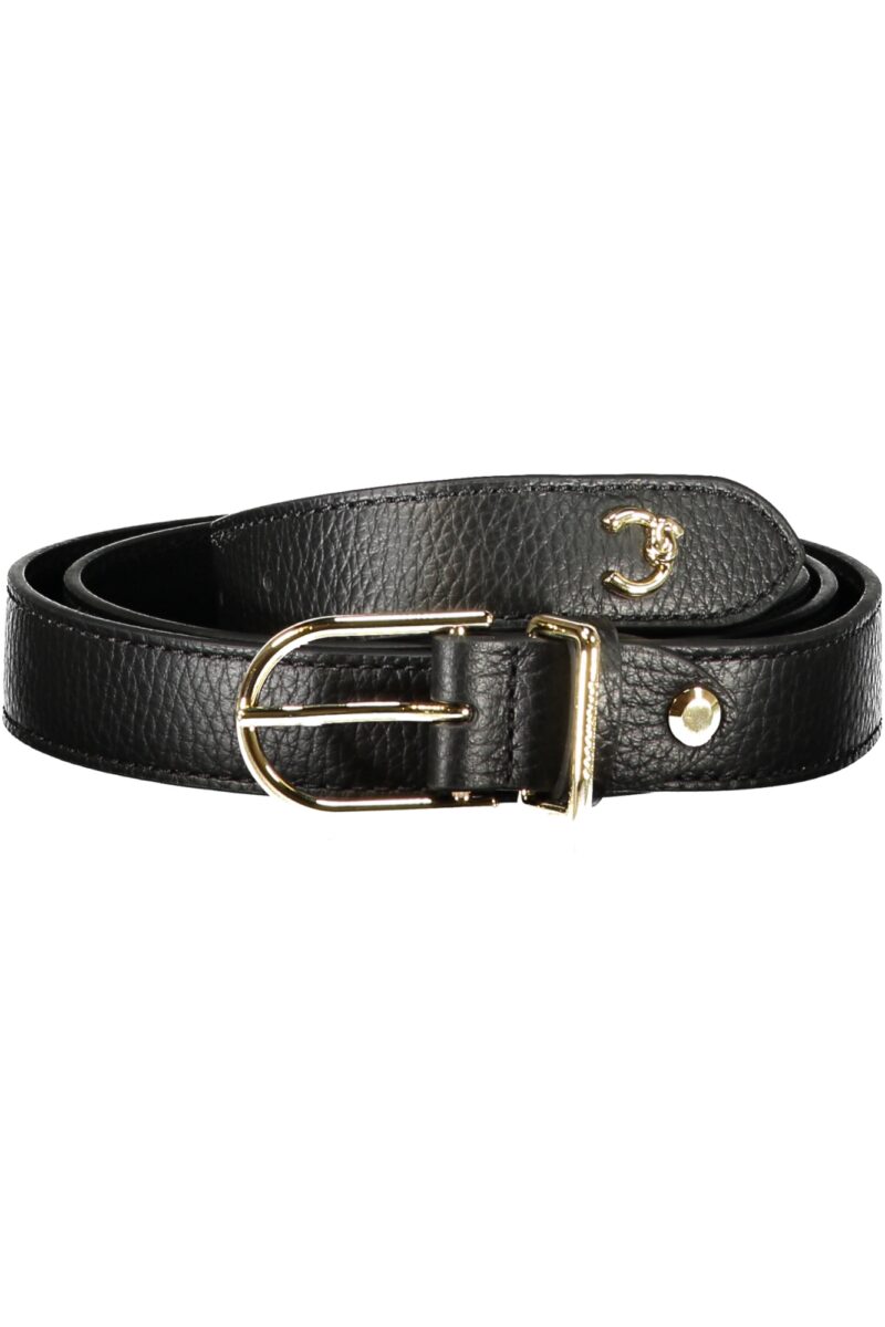 COCCINELLE WOMEN'S BLACK LEATHER BELT E3VU9110501_NE001