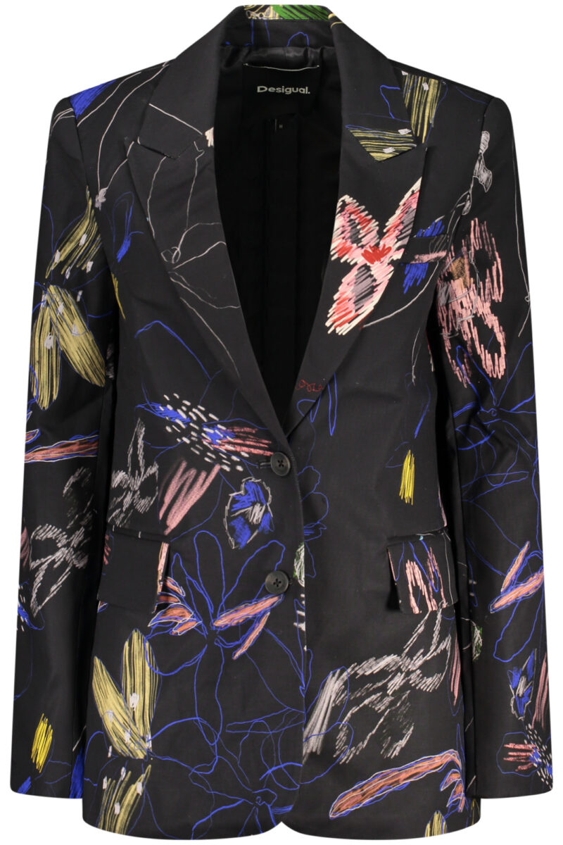 DESIGUAL CLASSIC WOMEN'S BLACK JACKET 26WWEW44_NE2000